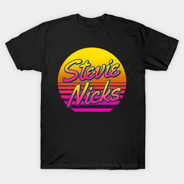 Stevie Personalized Name Birthday Retro 80s Styled Gift T-Shirt by Jims Birds